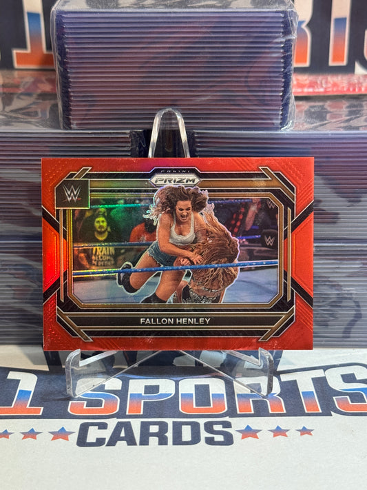 2023 Panini Prizm WWE (Red Prizm 73/299) Fallon Henley #22