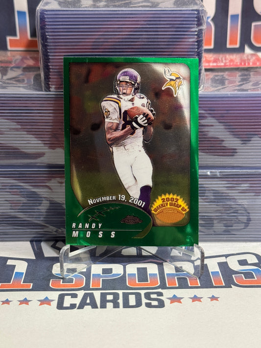 2002 Topps Chrome (Weekly Wrap Up) Randy Moss #155