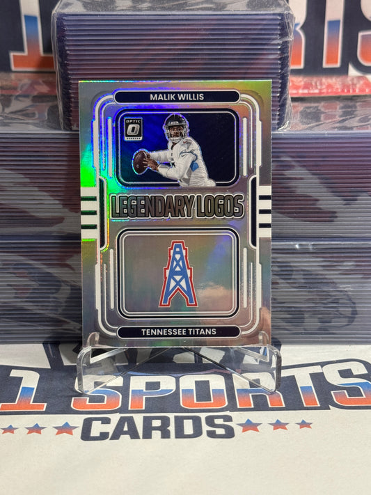 2022 Donruss Optic (Holo Prizm, Legendary Logos) Malik Willis #LL-2