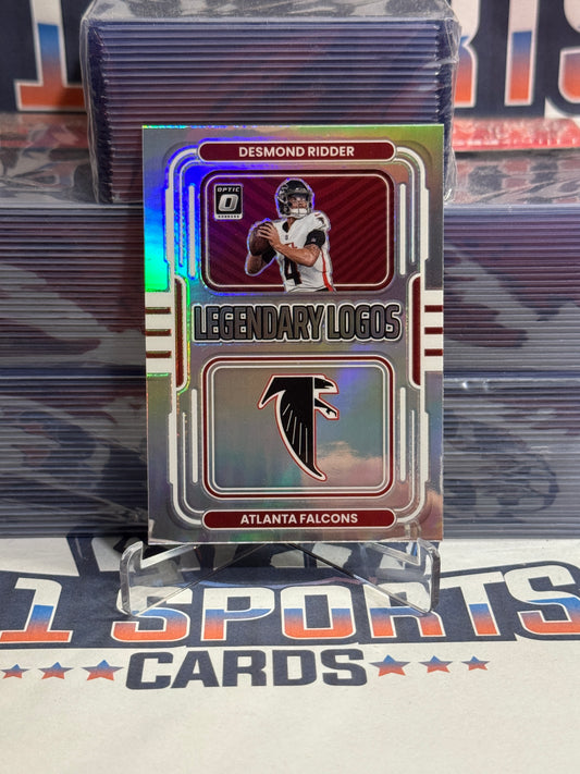 2022 Donruss Optic (Holo Prizm, Legendary Logos) Desmond Ridder #LL-3