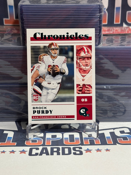 2022 Panini Chronicles (Teal) Brock Purdy Rookie #41
