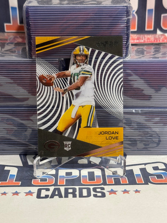 2020 Panini Chronicles (Clear Vision) Jordan Love Rookie #CV-4