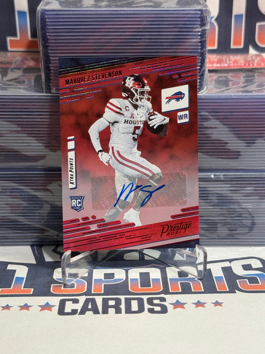 2021 Panini Absolute (Red, Auto) Marquez Stevenson Rookie #240