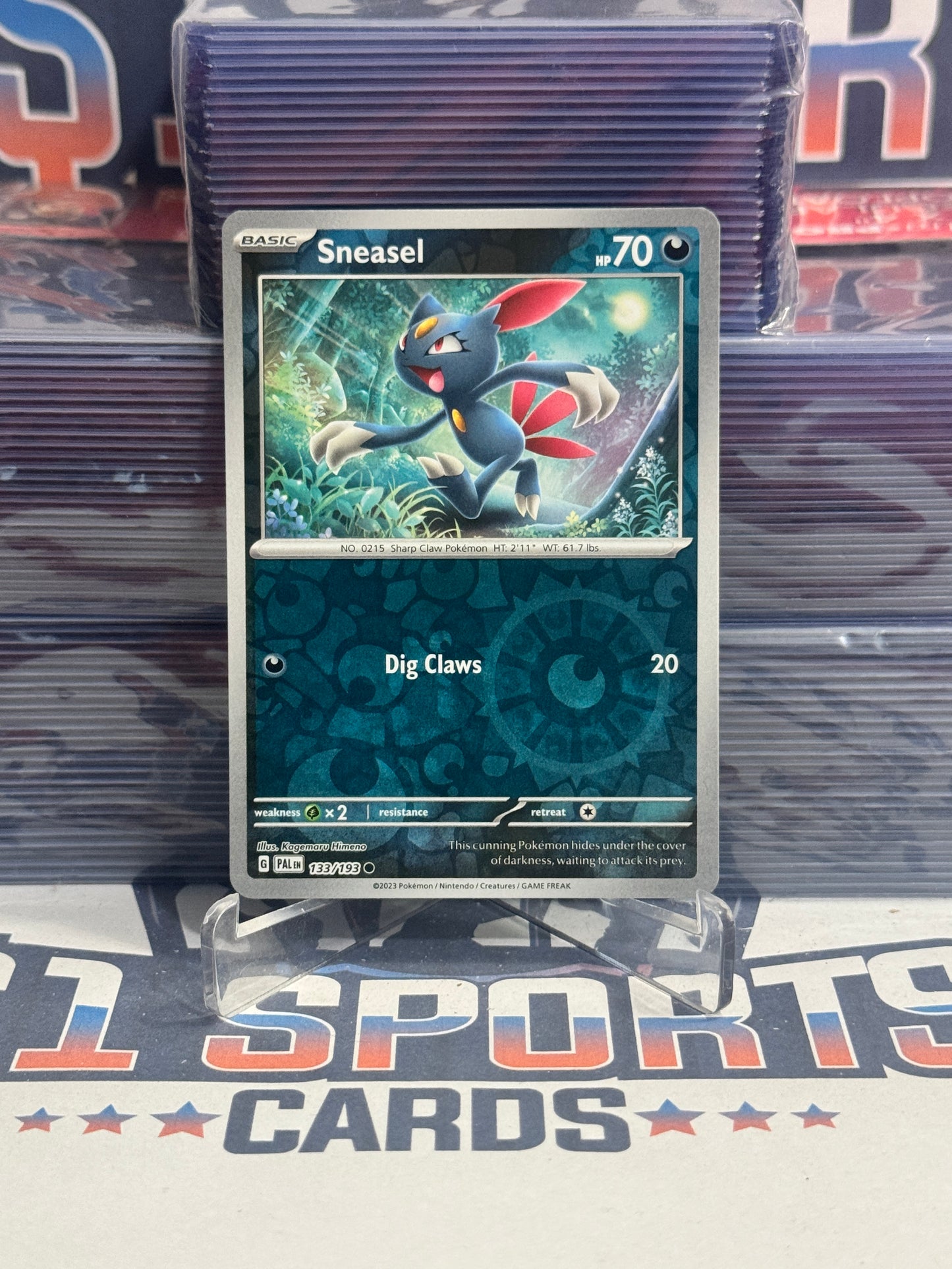 Pokemon TCG: Paldea Evolved - Sneasel (Reverse Holo, Common) #133