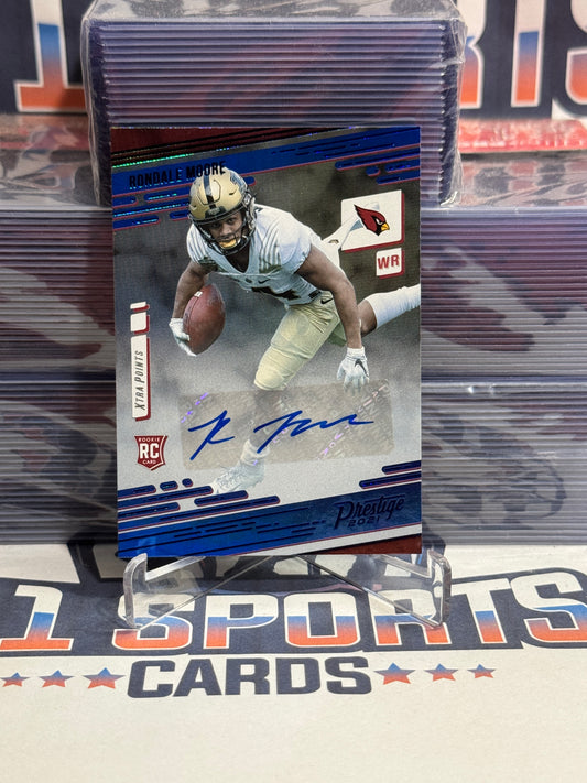 2021 Panini Absolute (Blue, Auto) Rondale Moore Rookie #220