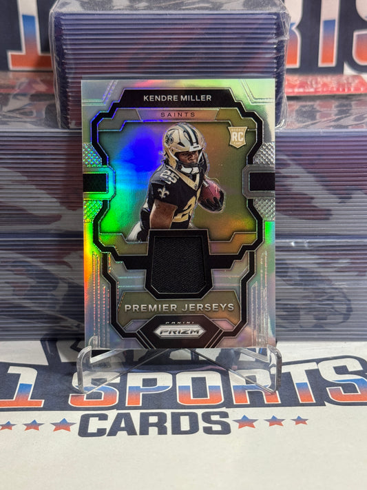 2023 Panini Prizm (Silver Prizm, Premier Jersey Relic) Kendre Miller Rookie #PJ-KM