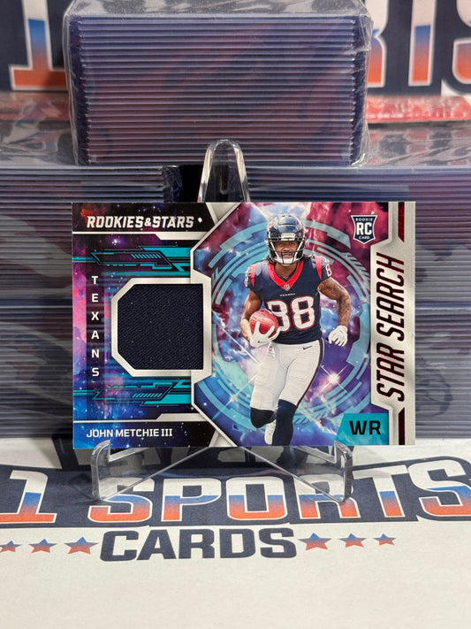2022 Panini Rookies & Stars (Red, Star Search Relic) John Metchie III Rookie #SS-JM