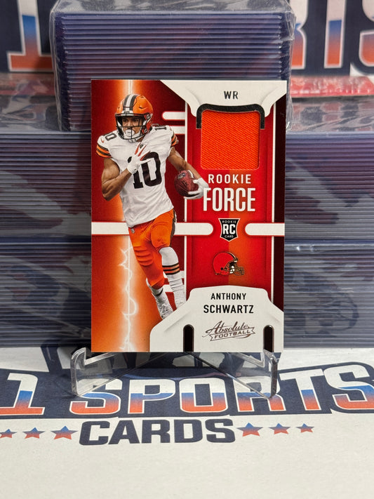 2021 Panini Absolute (Rookie Force Relic) Anthony Schwartz #RF-ASC