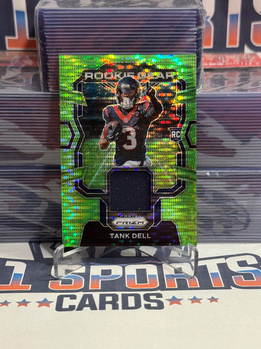 2023 Panini Prizm (Neon Green Pulsar Prizm, Rookie Gear Relic) Tank Dell #RG-TD