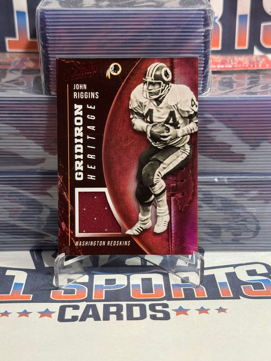 2021 Panini Prestige (Red, Gridiron Heritage Relic) John Riggins #GH-JR