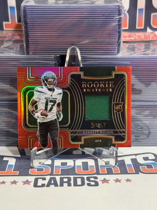 2022 Panini Select (Silver Prizm, Rookie Swatches Relic) Garrett Wilson #RSW-6