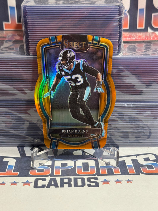 2022 Panini Select (Orange Die Cut Prizm 178/199) Brian Burns #287