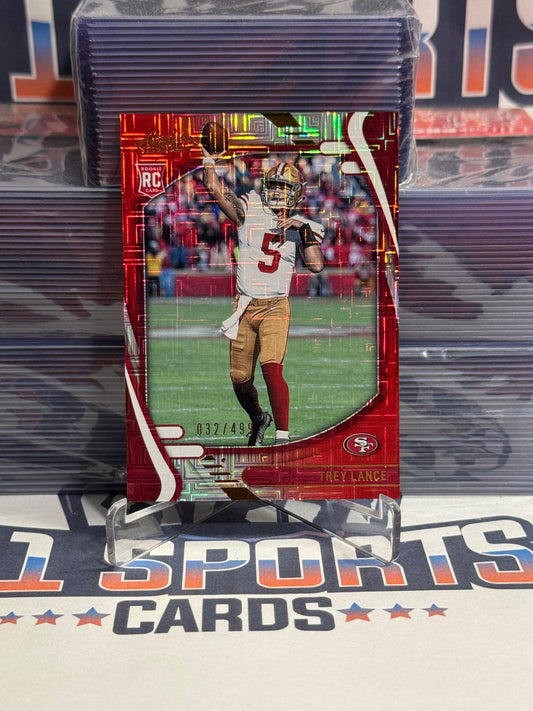 2021 Panini Absolute (Red Squares 32/499) Trey Lance Rookie #103