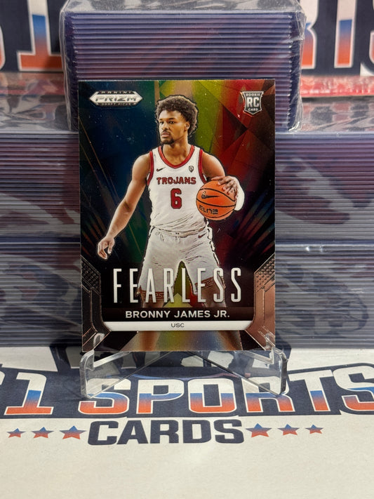 2024 Panini Prizm Draft Picks (Fearless) Bronny James Rookie #2