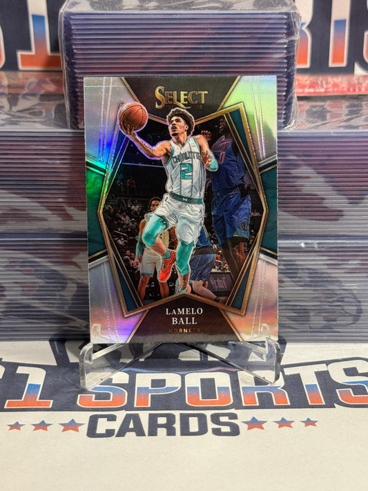 2021 Panini Select (Silver Prizm) LaMelo Ball #185