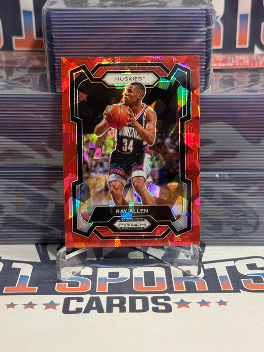 2024 Panini Prizm Draft Picks (Red Ice Prizm) Ray Allen #13