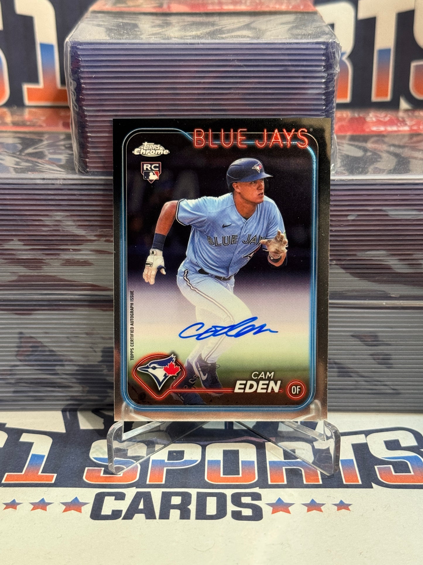 2024 Topps Chrome (Auto) Cam Eden Rookie #RA-CE