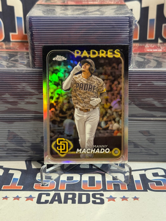 2024 Topps Chrome (Refractor) Manny Machado #12