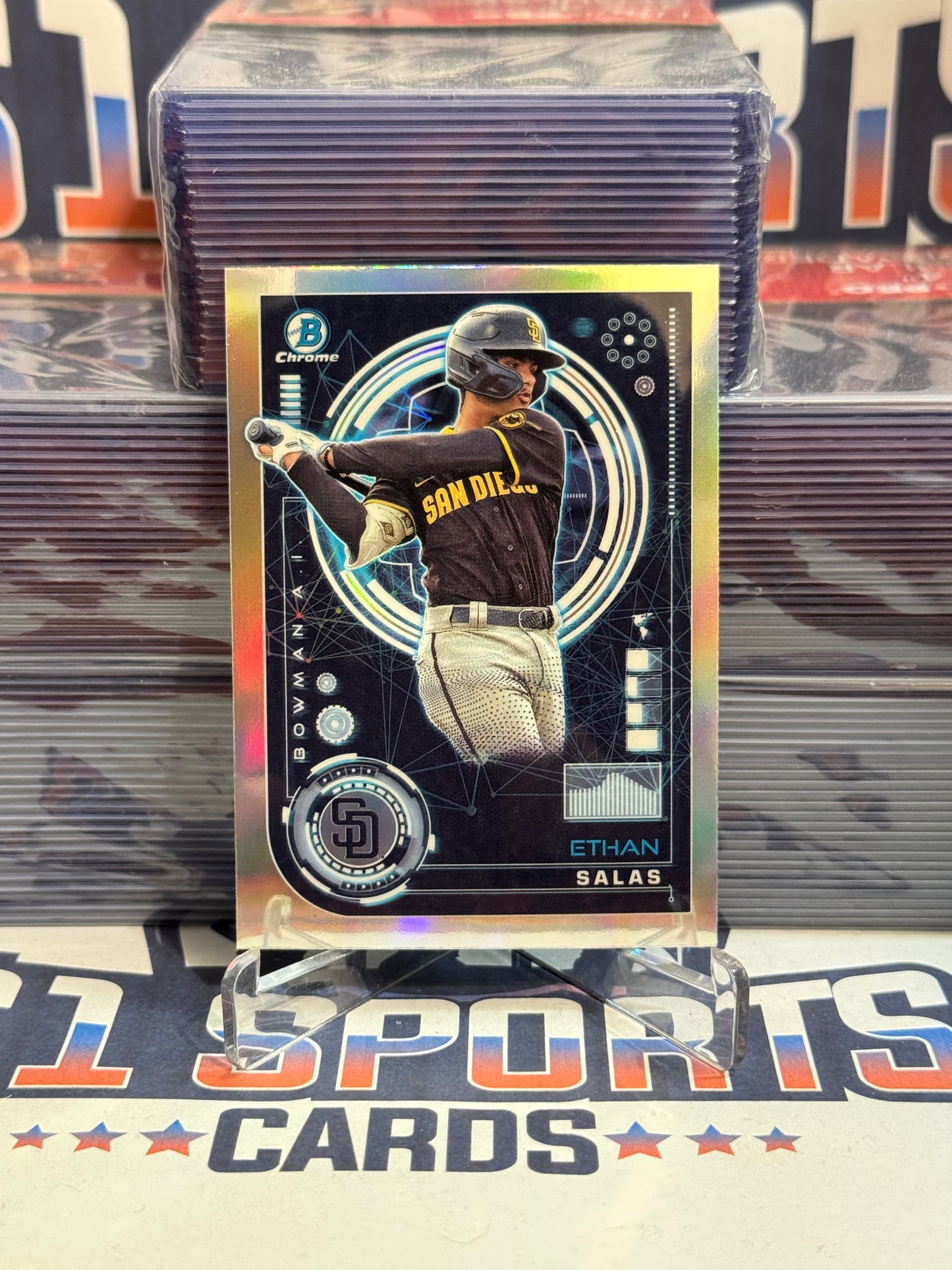 2024 Bowman Chrome (Bowman AI) Ethan Salas #BAI-14