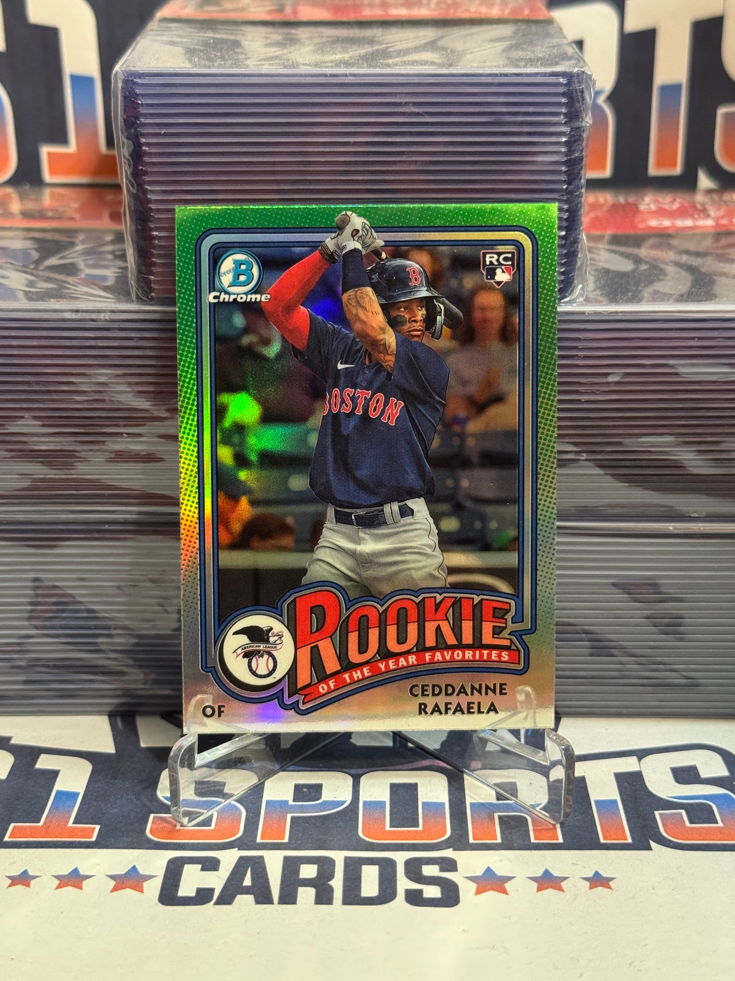 2024 Bowman Chrome (Rookie of the Year Favorites) Ceddanne Rafaela #ROY-5