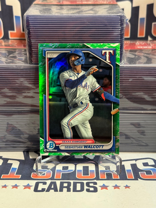 2024 Bowman Chrome (Lunar Refractor) Sebastian Walcott #BCP-81