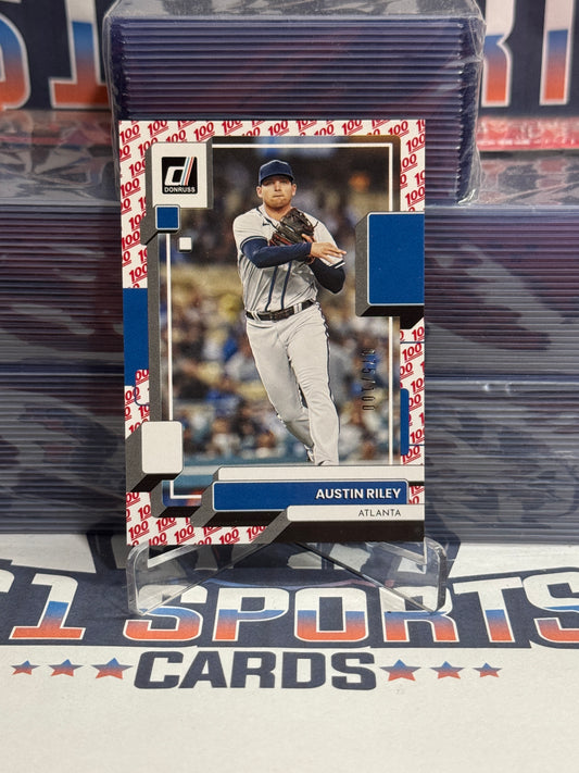2022 Donruss (One Hundred 75/100) Austin Riley #155