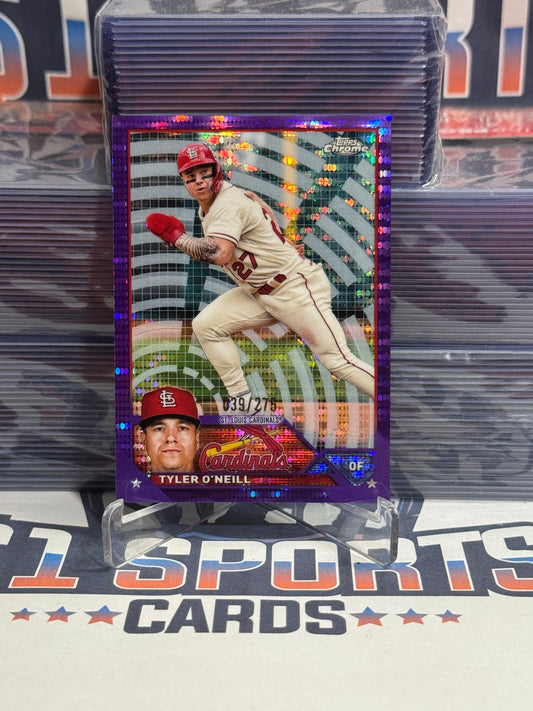 2023 Topps Chrome (Purple Sonar Refractor 39/275) Tyler O'Neill #171