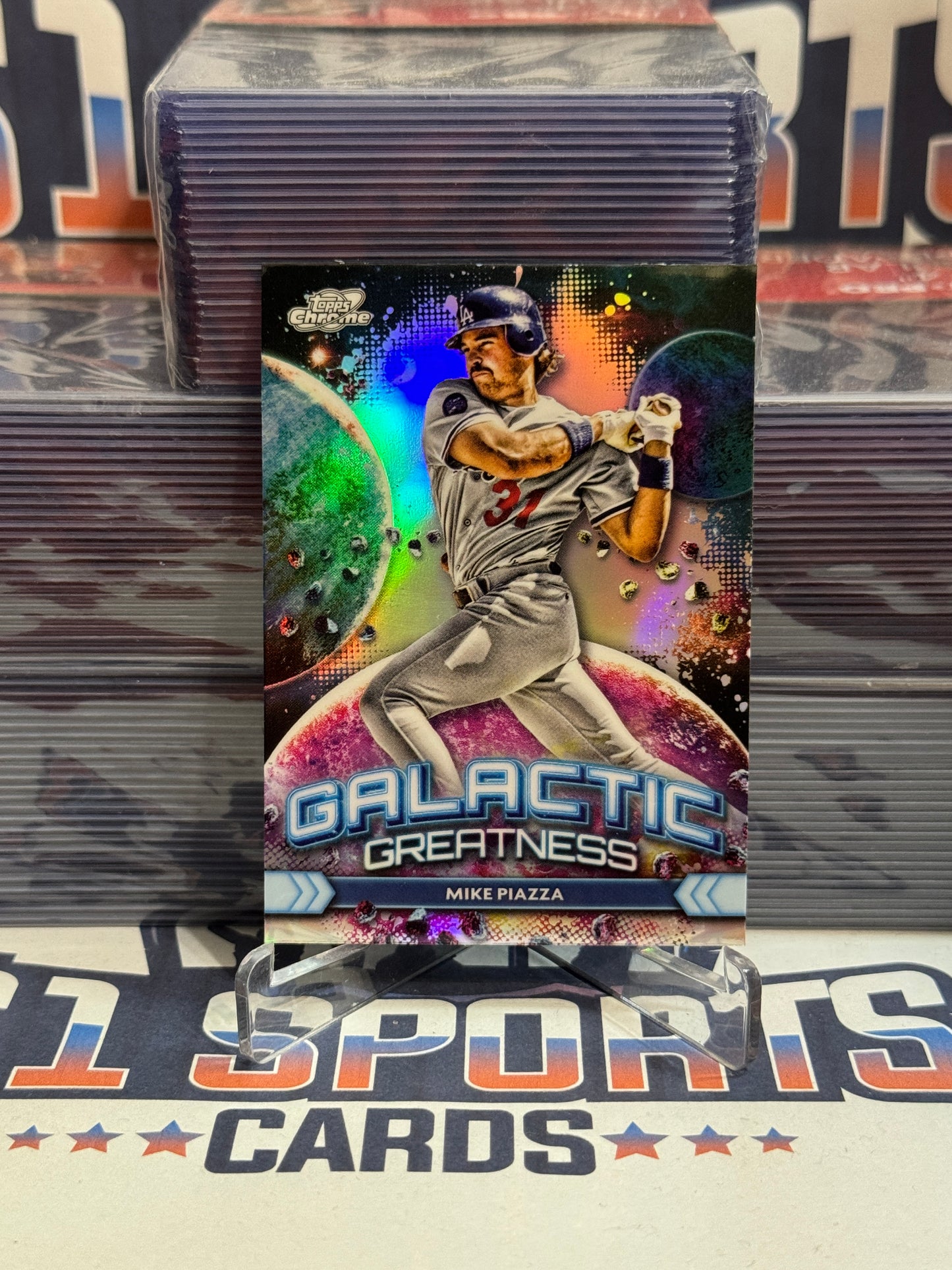 2024 Topps Chrome Cosmic (Galactic Greatness) Mike Piazza #GG-24