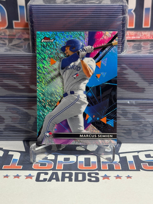 2021 Topps Finest (Teal Shimmer Refractor 14/175) Marcus Semien #84