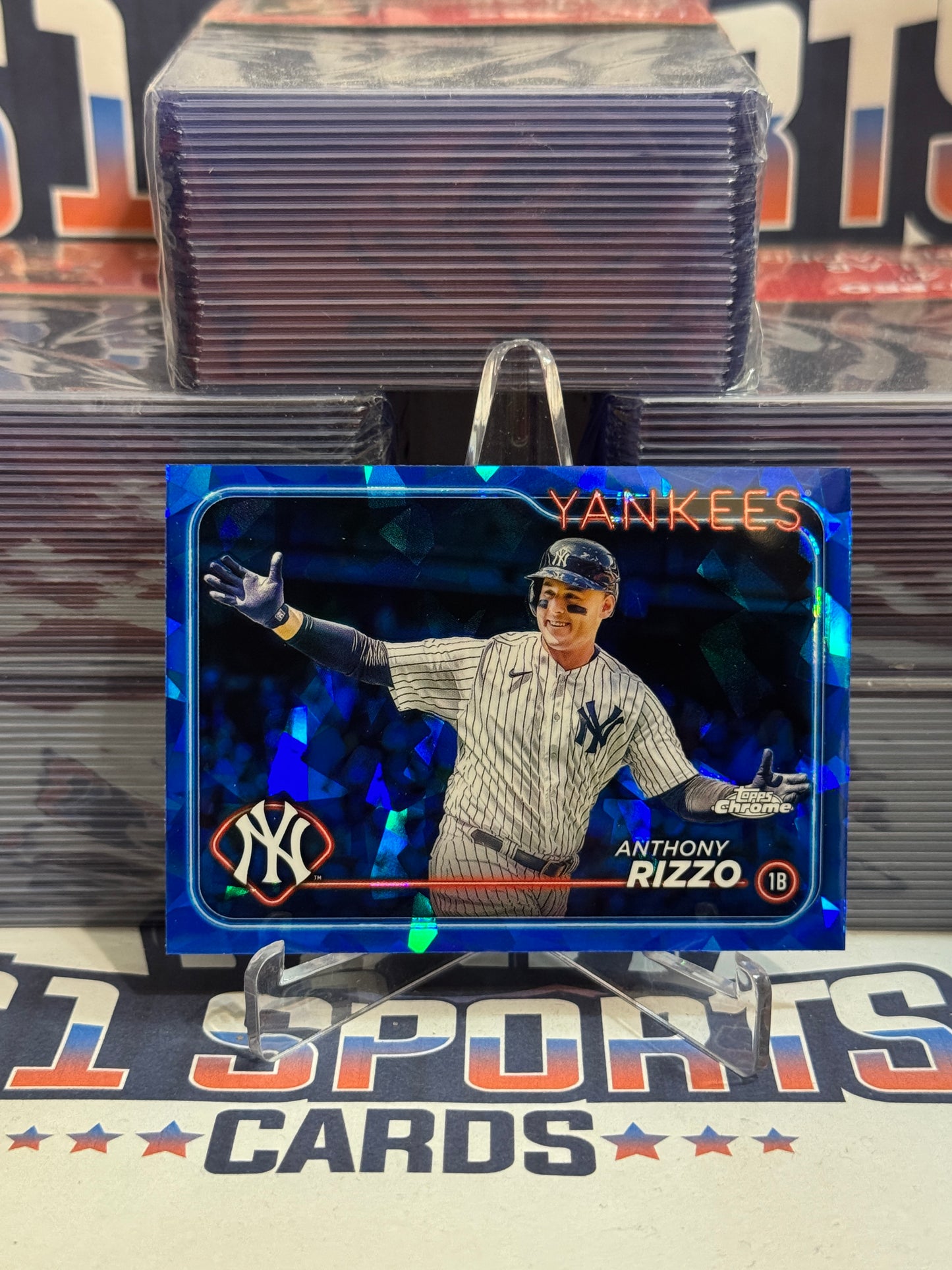 2024 Topps Chrome Sapphire Anthony Rizzo #184