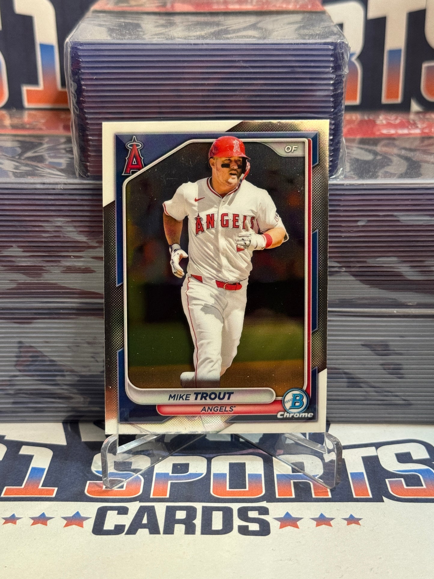 2024 Bowman Chrome Mike Trout #82