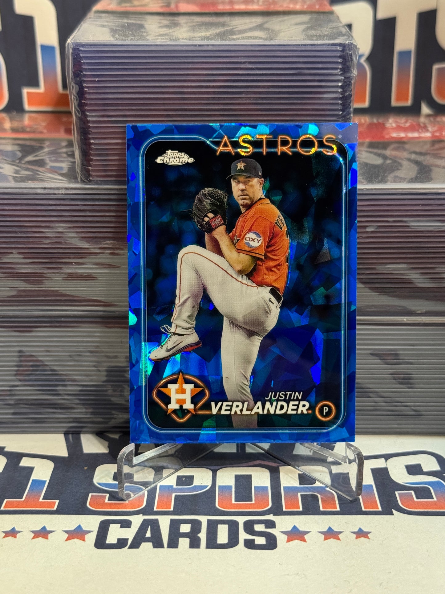 2024 Topps Chrome Sapphire Justin Verlander #62