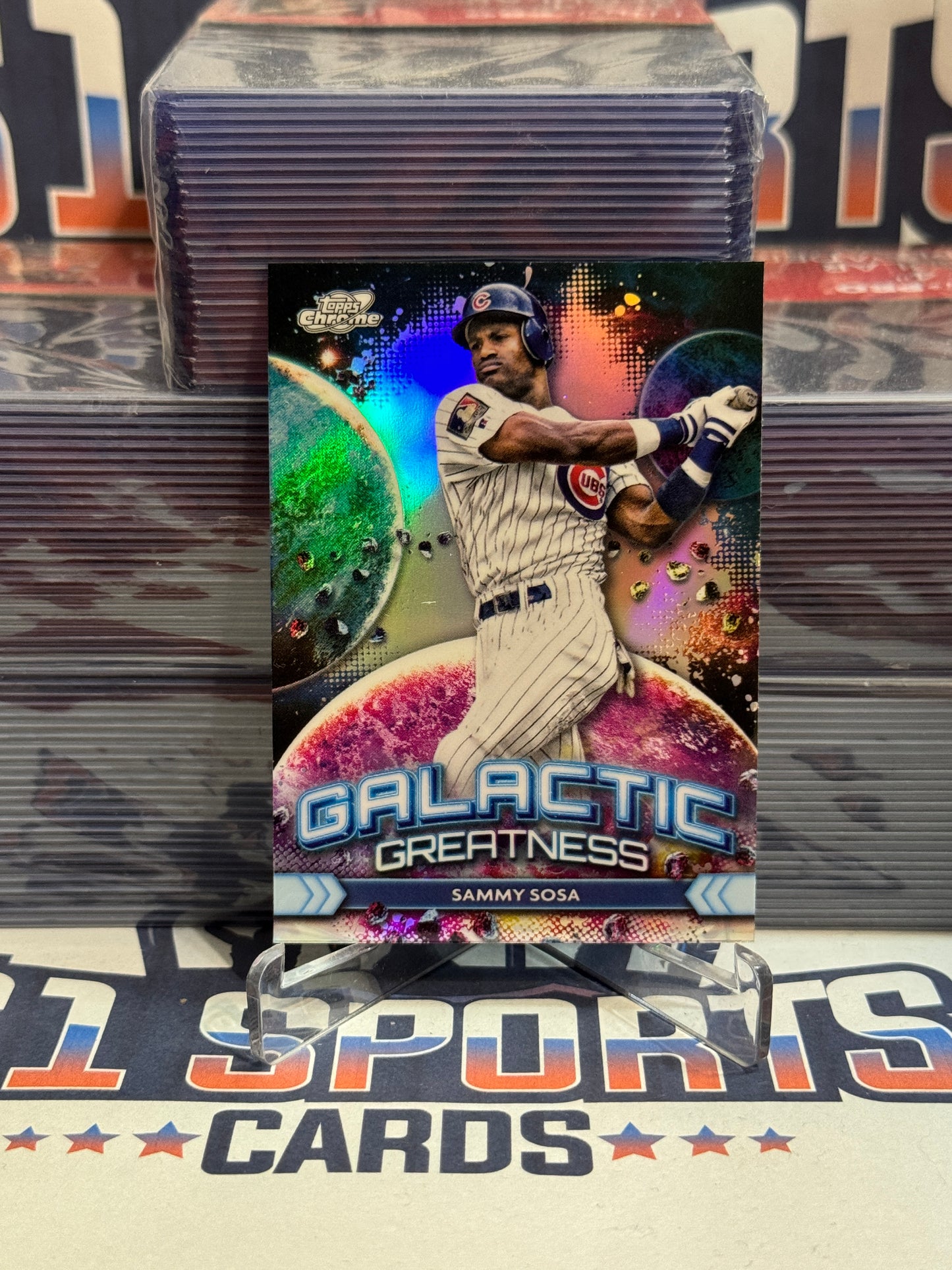 2024 Topps Chrome Cosmic (Galactic Greatness) Sammy Sosa #GG-6