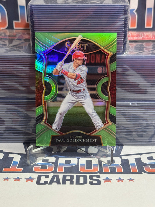 2021 Panini Select (Lime Green Prizm 35/99) Paul Goldschmidt #45