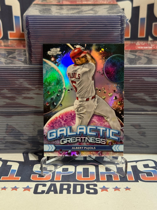 2024 Topps Chrome Cosmic (Galactic Greatness) Albert Pujols #GG-16