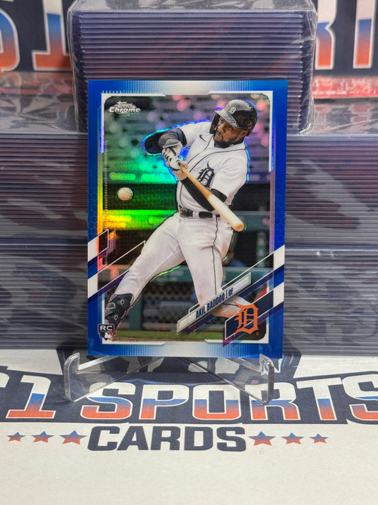 2020 Topps Chrome Update (Blue Refractor 73/199) Akil Baddoo Rookie #USC27