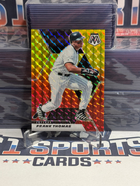 2021 Panini Mosaic (Red Yellow Prizm 5/65) Frank Thomas #29