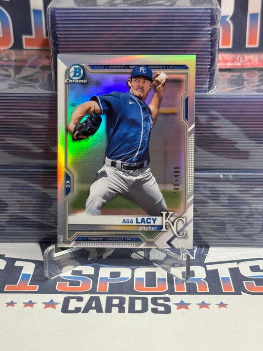 2021 Bowman Chrome Prospects (Refractor 248/499) Asa Lacy #BCP-194