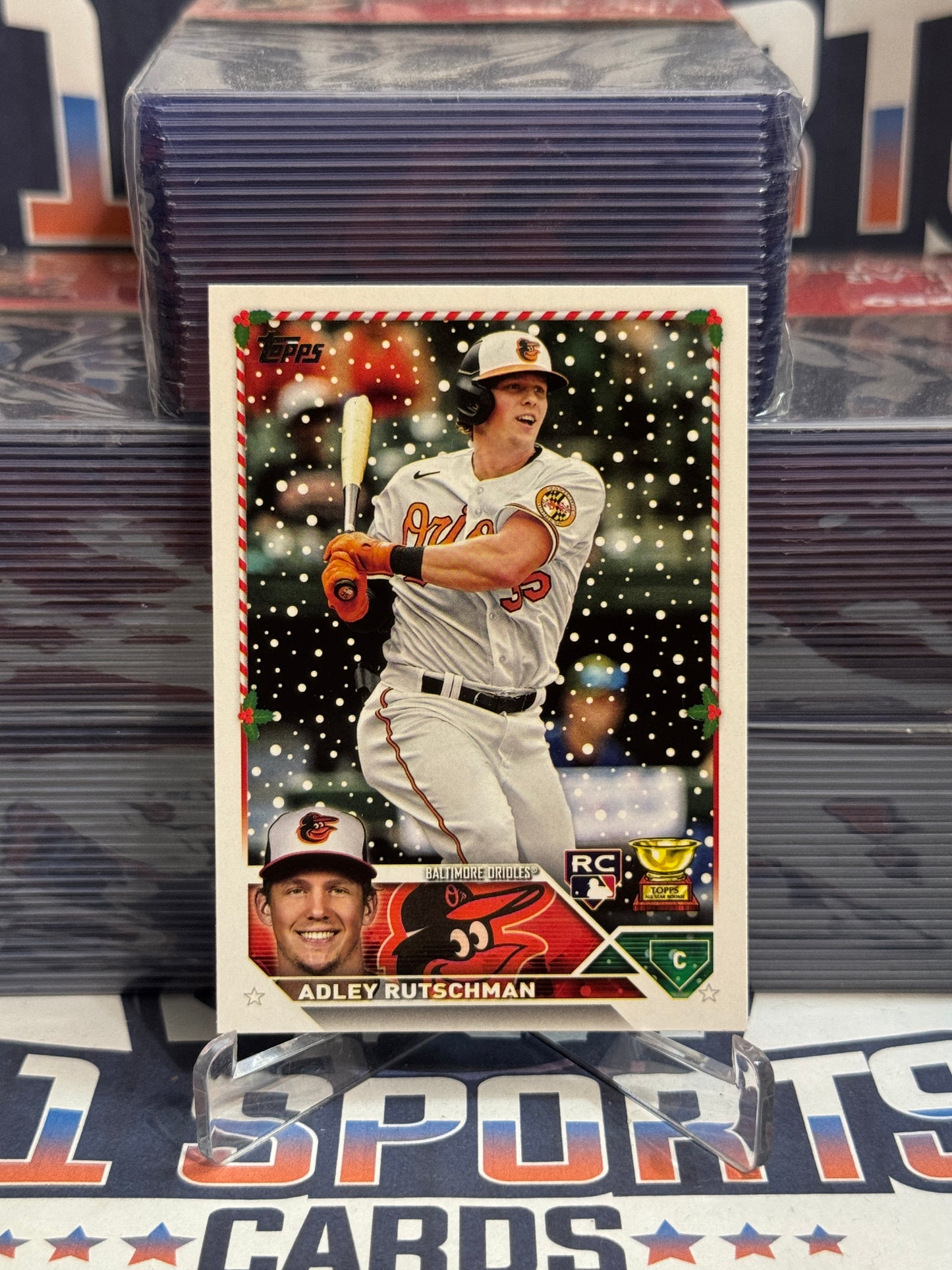 2023 Topps Holiday Adley Rutschman Rookie #H50