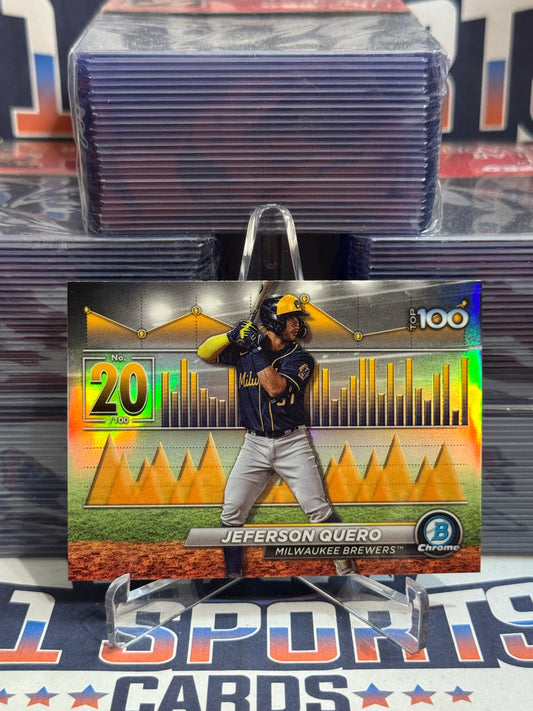 2024 Bowman Chrome (Top 100) Jeferson Quero #BTP-20