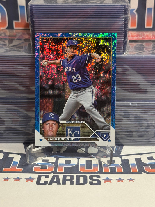 2023 Topps (Blue Foil 514/999) Zack Greinke #420