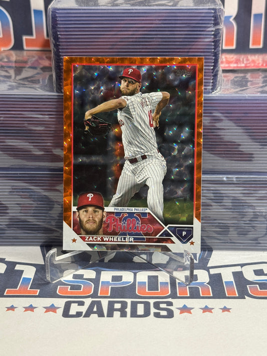 2023 Topps (Orange Foil 118/299) Zack Wheeler #511