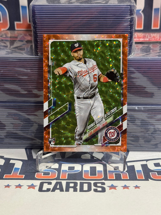 2021 Topps Update (Orange Foil, MLB Debut 138/299) Luis Garcia Rookie #US261