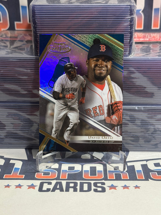 2021 Topps Gold Label (Blue 28/99) David Ortiz #93