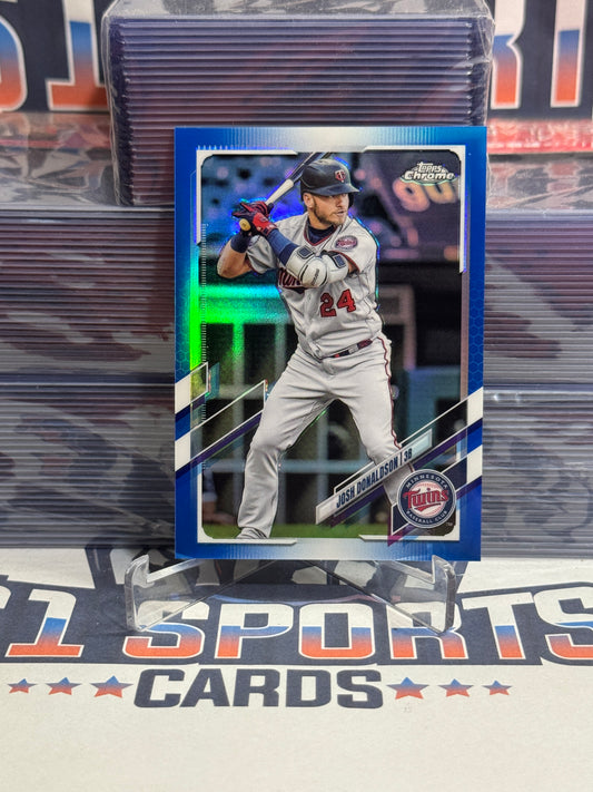 2021 Topps Chrome (Blue Refractor 22/150) Josh Donaldson #76