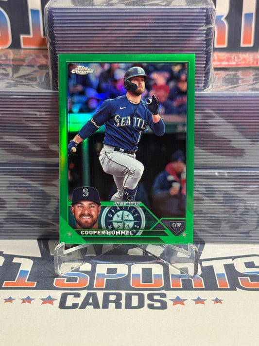 2023 Topps Chrome Update (Green Refractor 35/99) Cooper Hummel #USC120