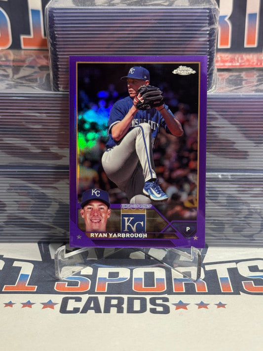 2023 Topps Chrome Update (Purple Refractor 99/250) Ryan Yarbrough #USC4
