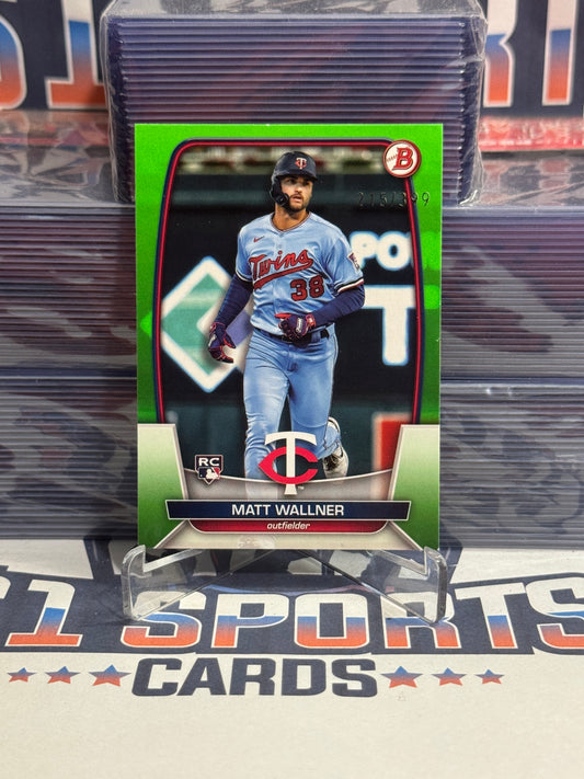 2023 Bowman (Lime Green 215/399) Matt Wallner Rookie #14