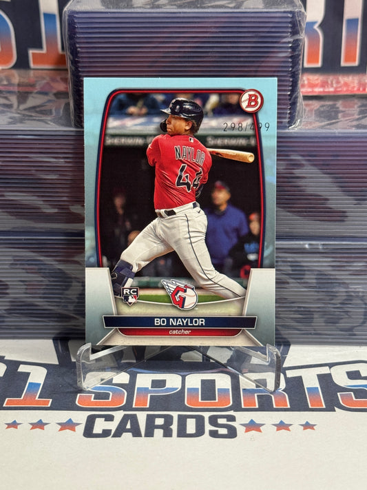 2023 Bowman (Sky Blue 298/499) Bo Naylor Rookie #60
