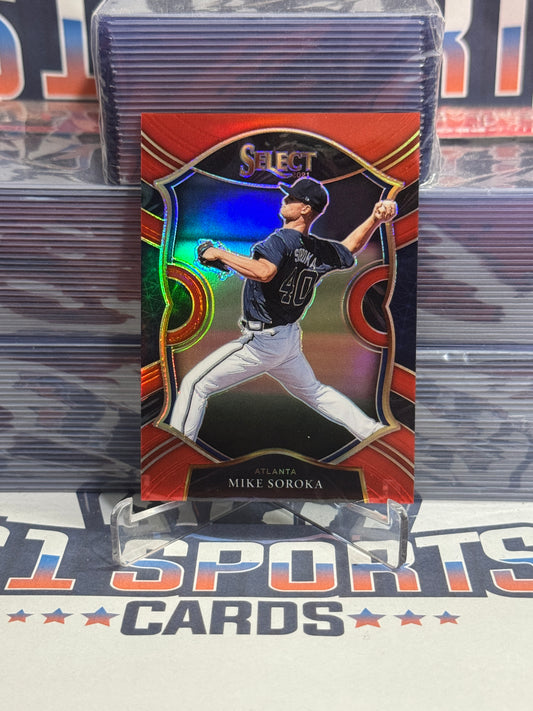2021 Panini Select (Red Prizm 197/199) Mike Soroka #55